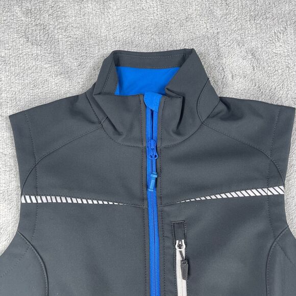 Engelbert Strauss Vest Womens Small Blue Fleece Lined Mock Neck Full Zip - Picture 2 of 13